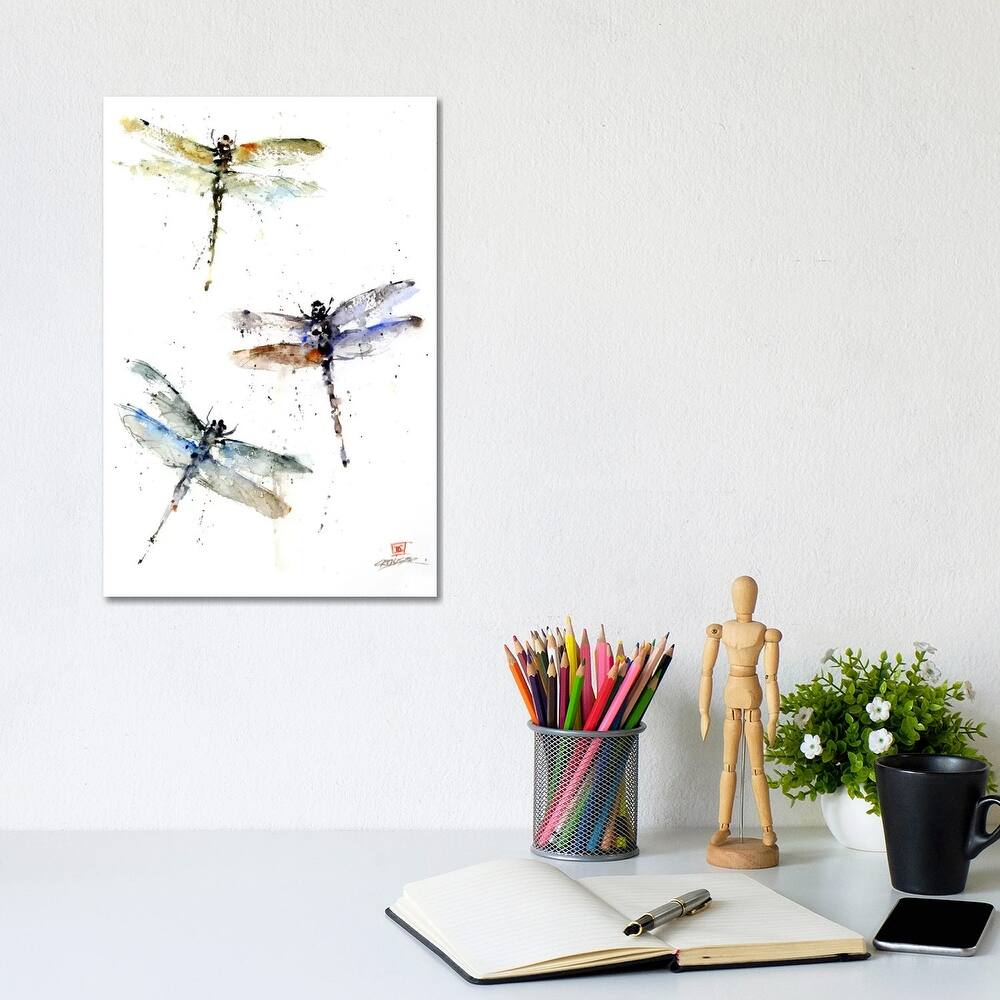 iCanvas "Dragonflies" by Dean Crouser Canvas Print