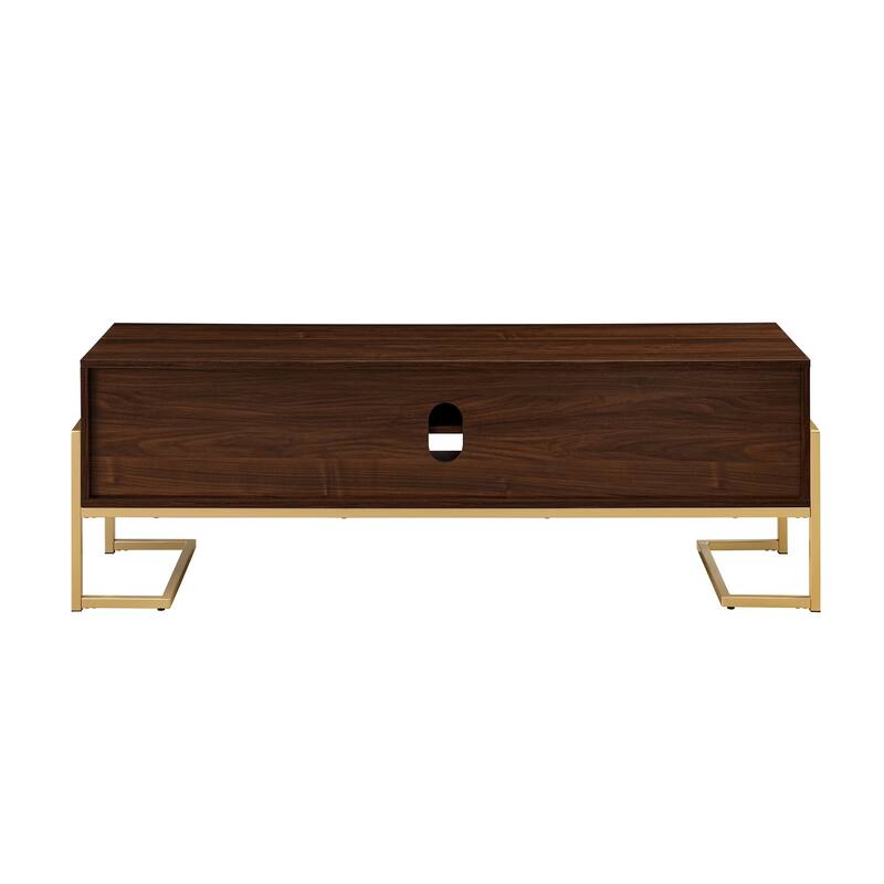 Middlebrook Contemporary Metal-Base 2-Drawer TV Stand