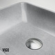 preview thumbnail 10 of 12, VIGO Duomo 18"L x 13"W x 4"H Concreto Stone Rectangular Bathroom Vessel Sink