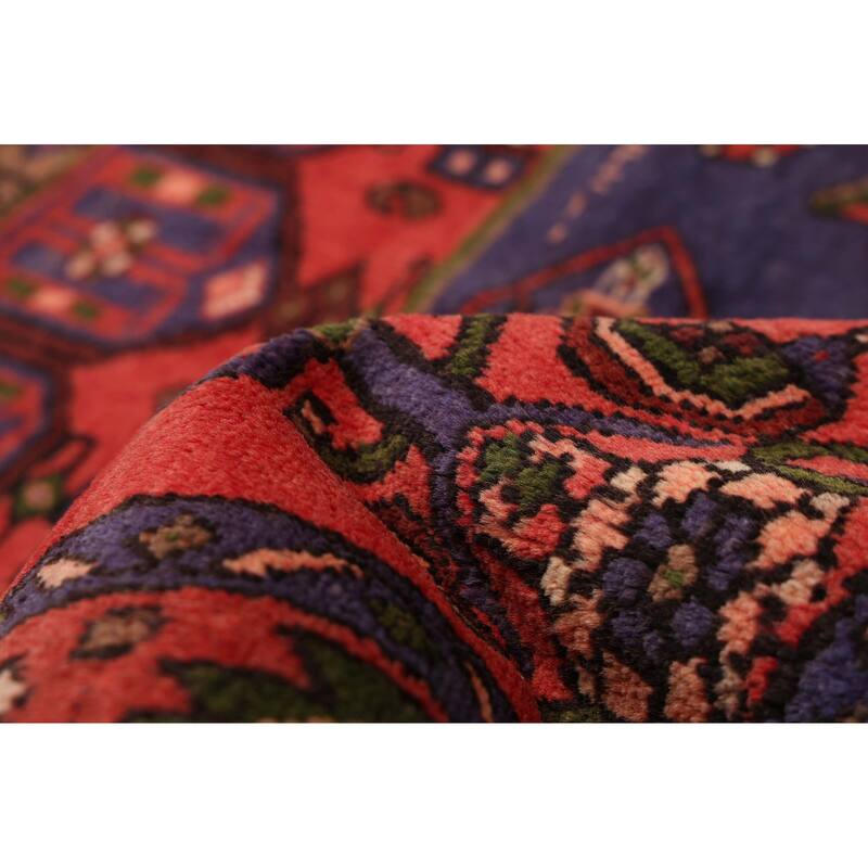 ECARPETGALLERY Hand-knotted Andelz Red Wool Rug - 4'3 x 6'7