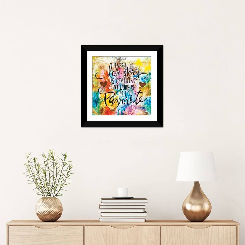 iCanvas "Every Love Story Is Beautiful" by Ivan Guaderrama