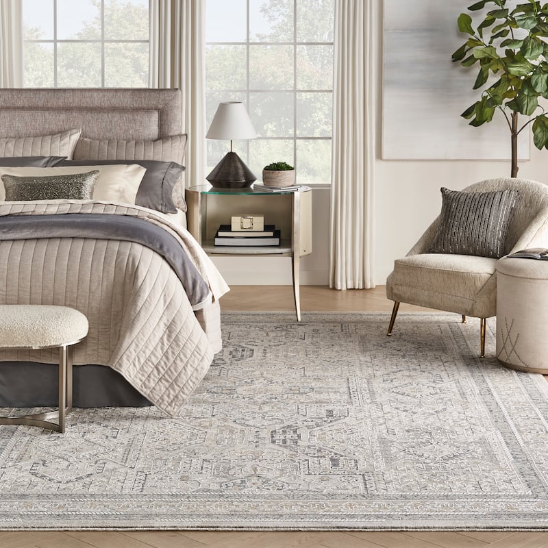 Nourison Nyle Vintage Persian Medallion Boho Area Rug