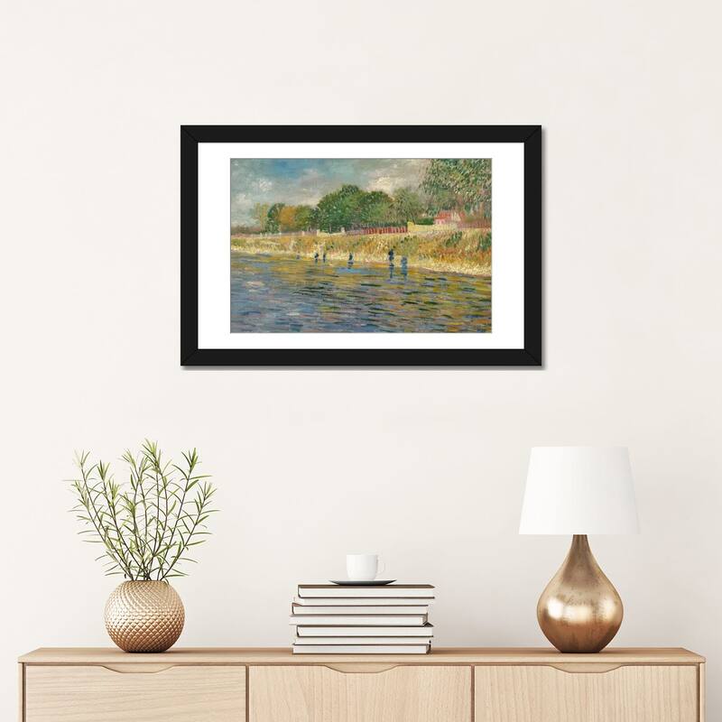 iCanvas "Bank Of The Seine, 1887" by Vincent van Gogh