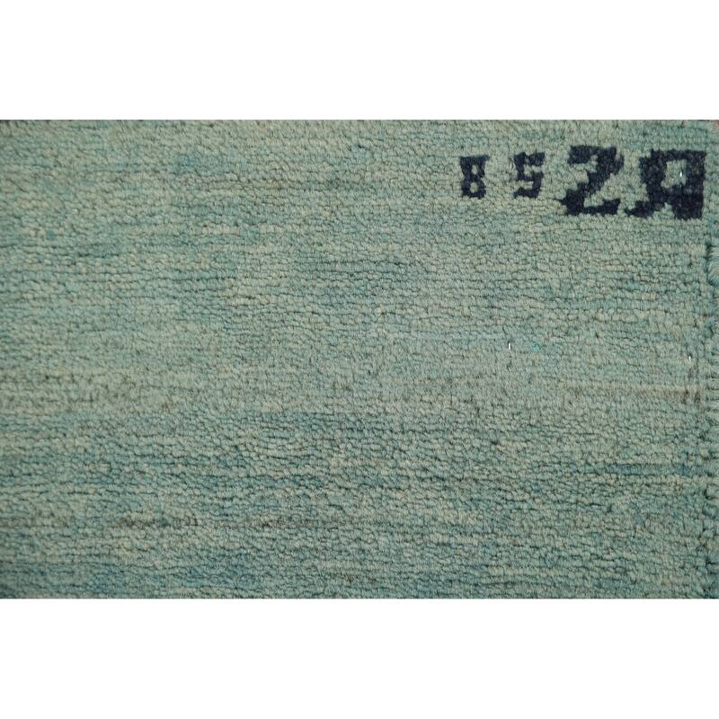 Stripe Gabbeh Modern Foyer Rug Handmade Wool Carpet - 2'9"x 4'0"