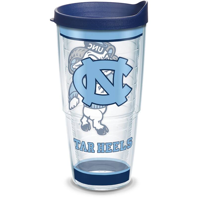 Tervis University of North Carolina Tar Heels Tradition Made in USA Double Walled Insulated Travel Tumbler, Classic - 24oz
