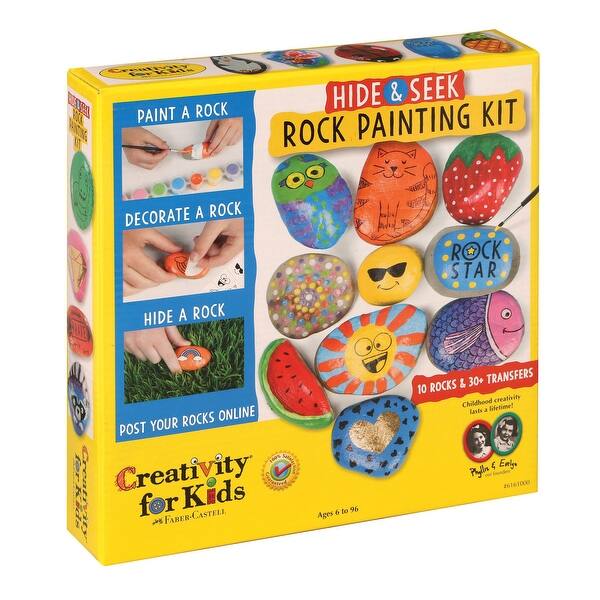 Shop Creativity For Kids Hide Seek Rock Painting Art Kit River