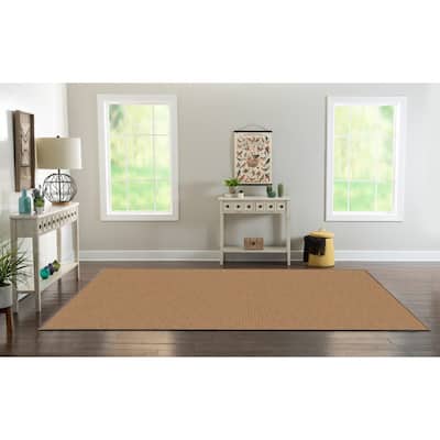 Linon Rhodes Cork Classic Hand Finished Rug