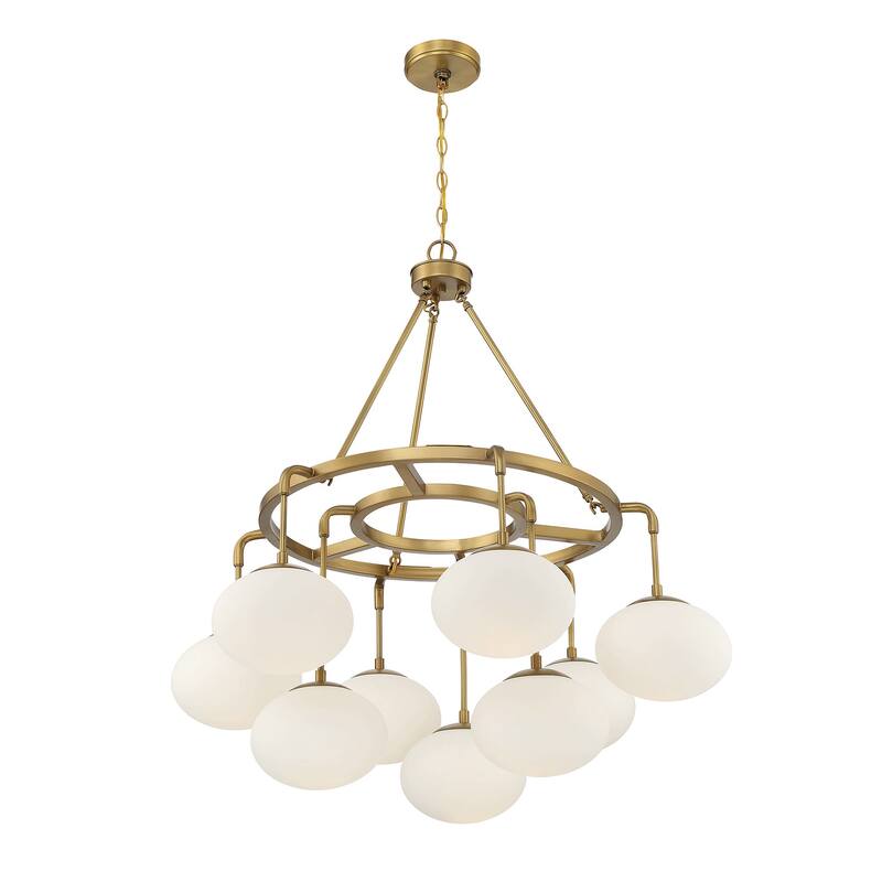 Meridian M10098 9 Light 34" Wide Chandelier