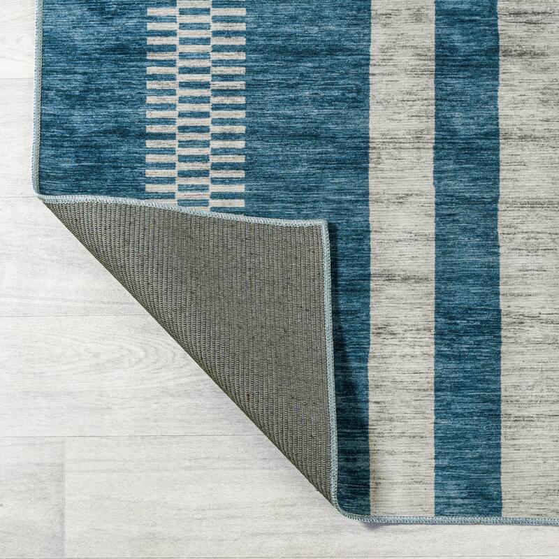 JONATHAN Y Timantii Bohemian Medallion Textured Weave Machine Washable Area Rug