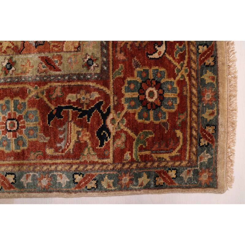 ECARPETGALLERY Hand-knotted Jules Sultane Ivory Wool Rug - 7'10 x 10'1