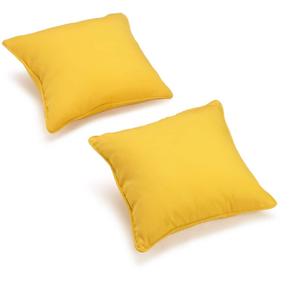 18-inch Twill Throw Pillows (Set of 2)