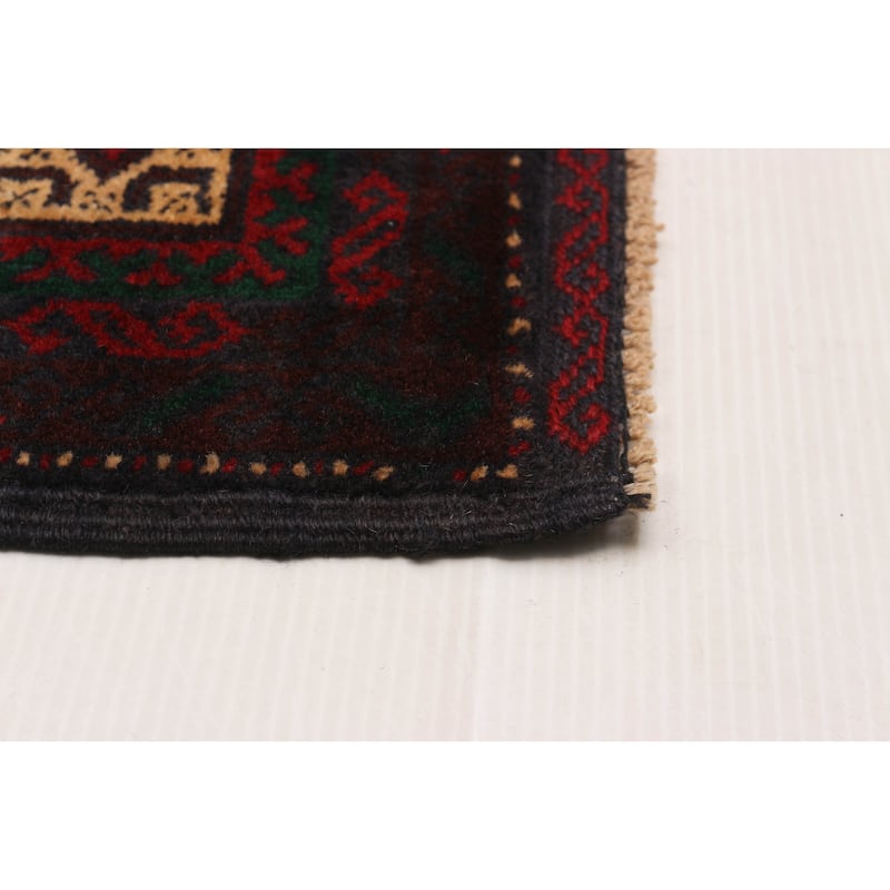 Teimani Burgundy Rug 4'1" x 6'5" - 4'1 x 6'5
