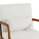 preview thumbnail 128 of 141, 25" W Mid Century Upholstered Wood Accent Chair with Pillow set of 2