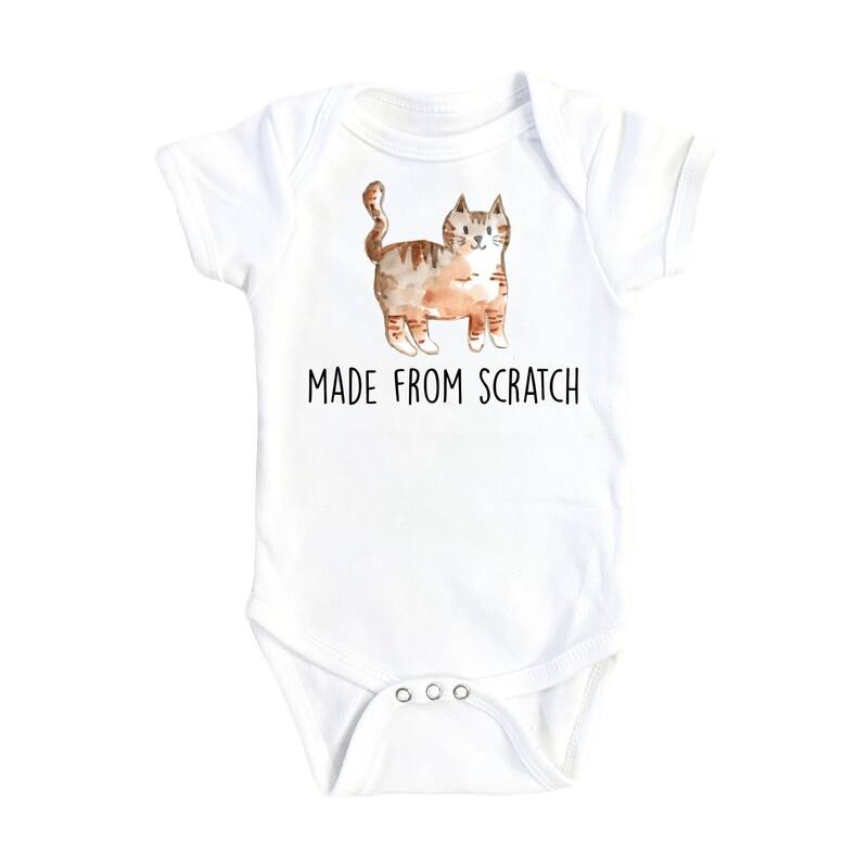 Cat Scratch - Baby Boy Girl Clothes Infant Bodysuit Funny Cute Newborn - Blue - 0-3M