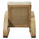 preview thumbnail 6 of 6, Uttermost Barbora Wooden Accent Chair - 30.5"W x 32"H x 37.5"D