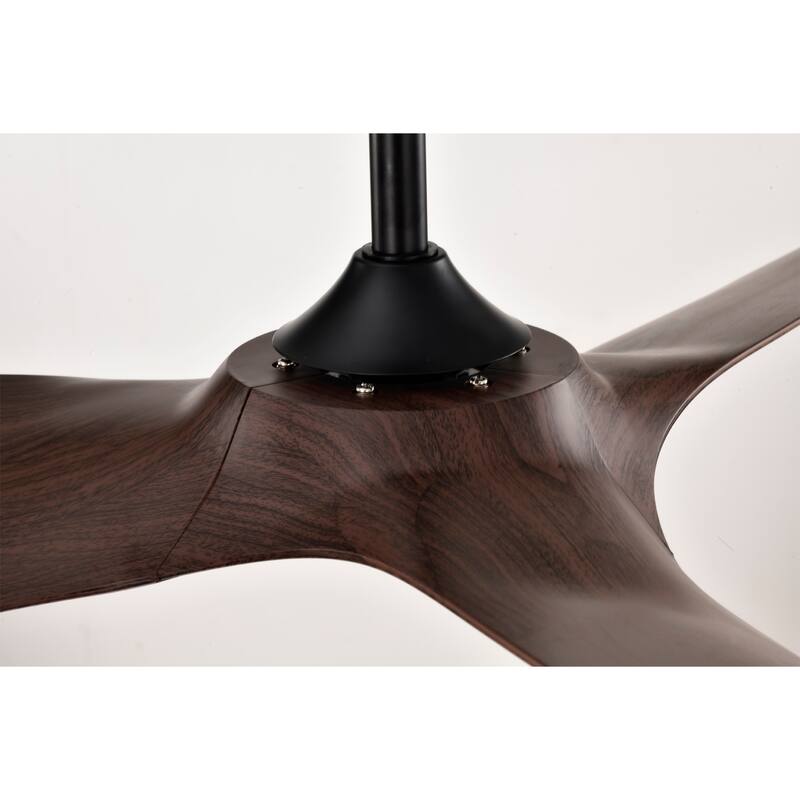 Duncan Modern 3 Bladed Ceiling Fan with Remote