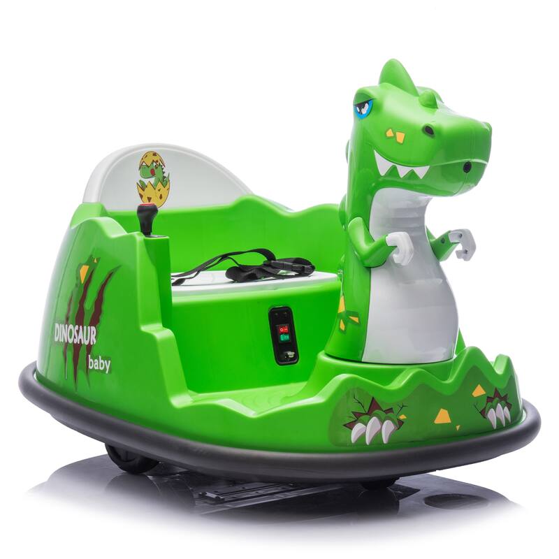 12V Kids Ride On Bumper Car W/Parents Control,360 Degree Rotation,Safety Anti-Collision Strip,For Kids 2-5.