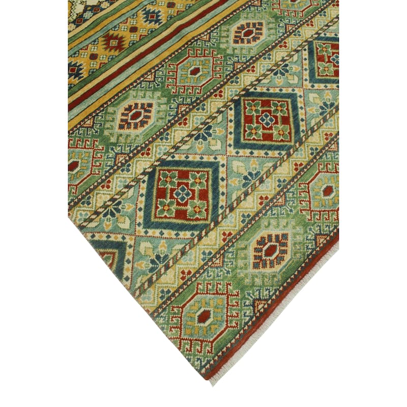 Kazak Nathanie Red/Ivory Rug - 8'10" x 11'5"