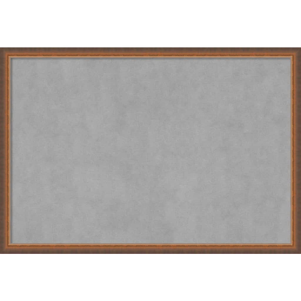 Amanti Art Two Tone Bronze Copper Framed Magnetic Board