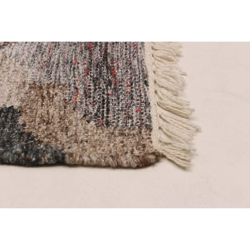 Ankara FW Taupe Kilim 5'3" x 8'0" - 5'3 x 8'0