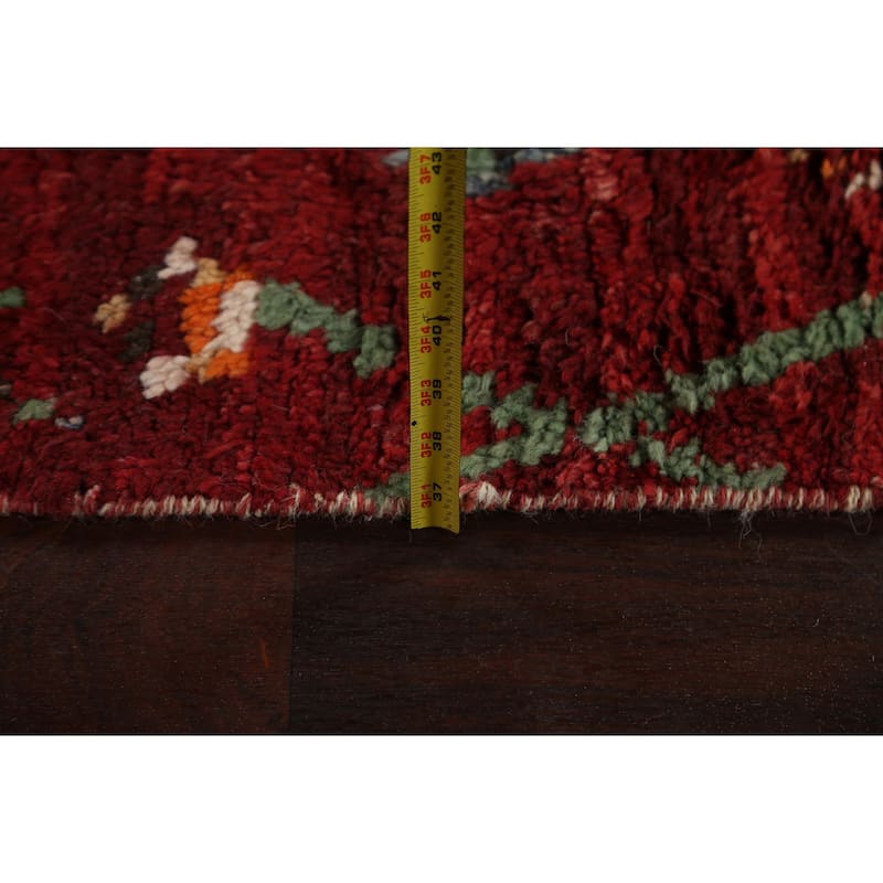 Geometric Tribal Moroccan Oriental Area Rug Hand-knotted Wool Carpet - 7'8" x 10'8"