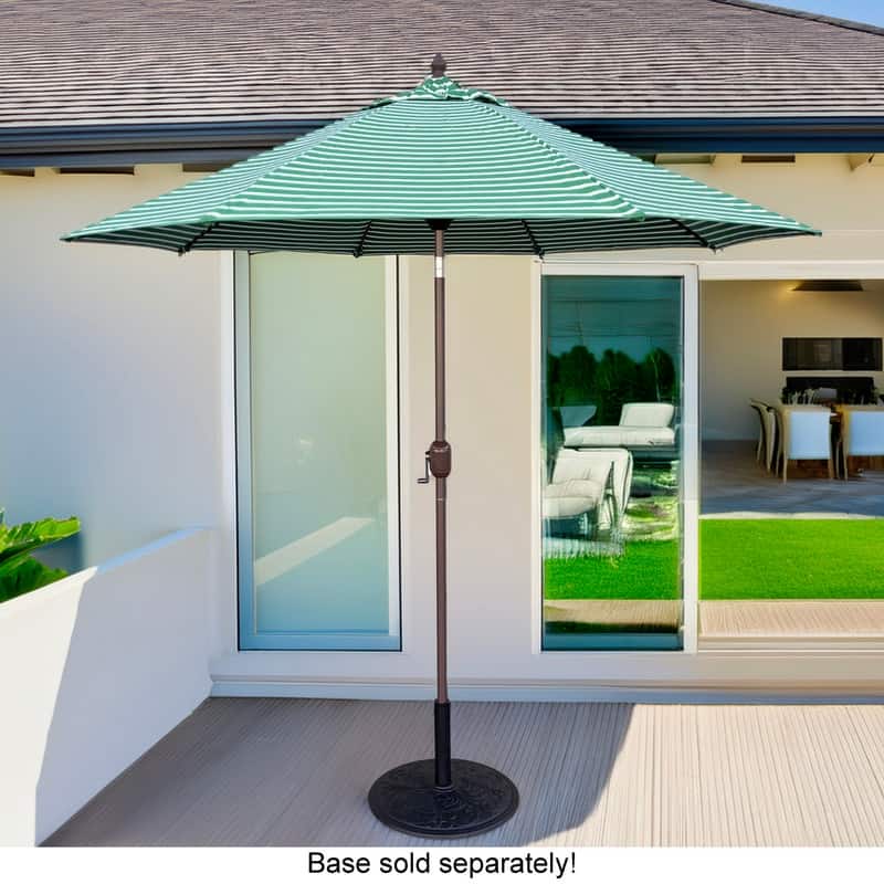 Tropishade 9' Market Umbrella with Sunbrella 58035 Shore Emerald