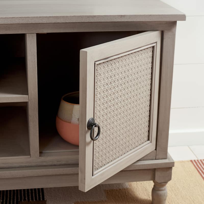 SAFAVIEH Haines 2 Door 1 Shelf Media Stand - 47" W x 16" D x 20" H