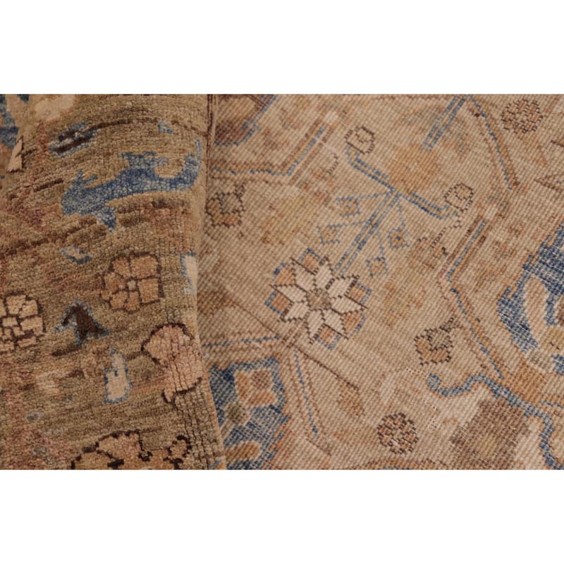 Vintage Herati Bidjar Hand Knotted Wool Rug