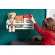 preview thumbnail 12 of 10, Wallniture Kids White Bookshelf for Nursery