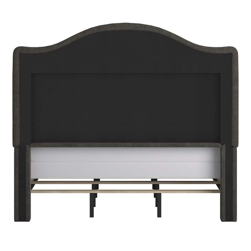 Winchester Upholstered Queen Bed with Curved Headboard by iNSPIRE Q Classic