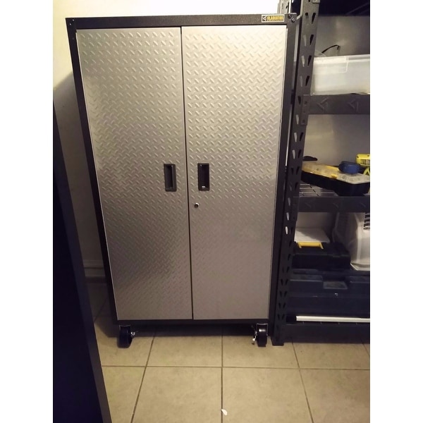 Top Product Reviews For Gladiator Garageworks Ready To Assemble Mobile Storage Cabinet 18083911 Overstock