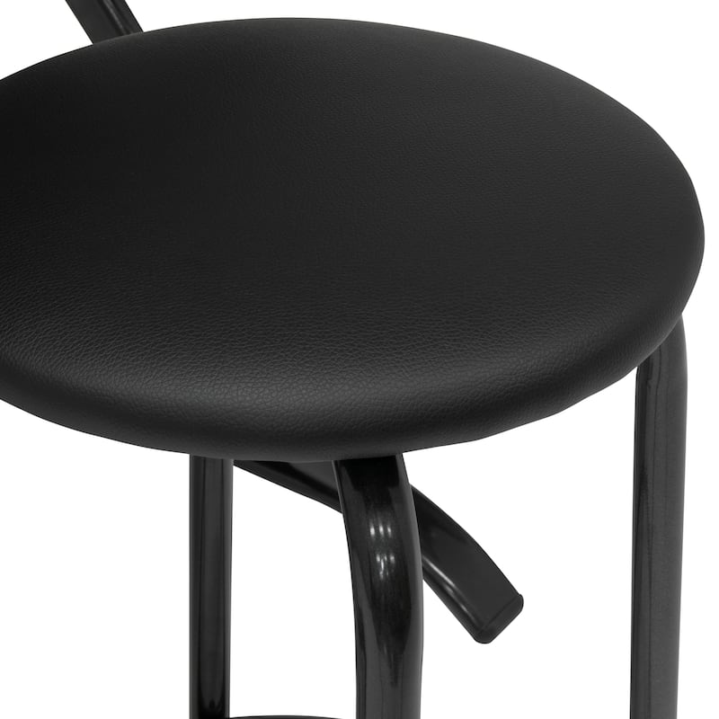 Core Craft Center, 2 piece Drawing, Drafting and Craft Table with Stool, Gunmetal-Gray/White