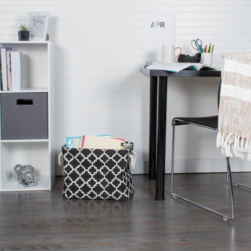 DII Lattice Decorative Storage Bin
