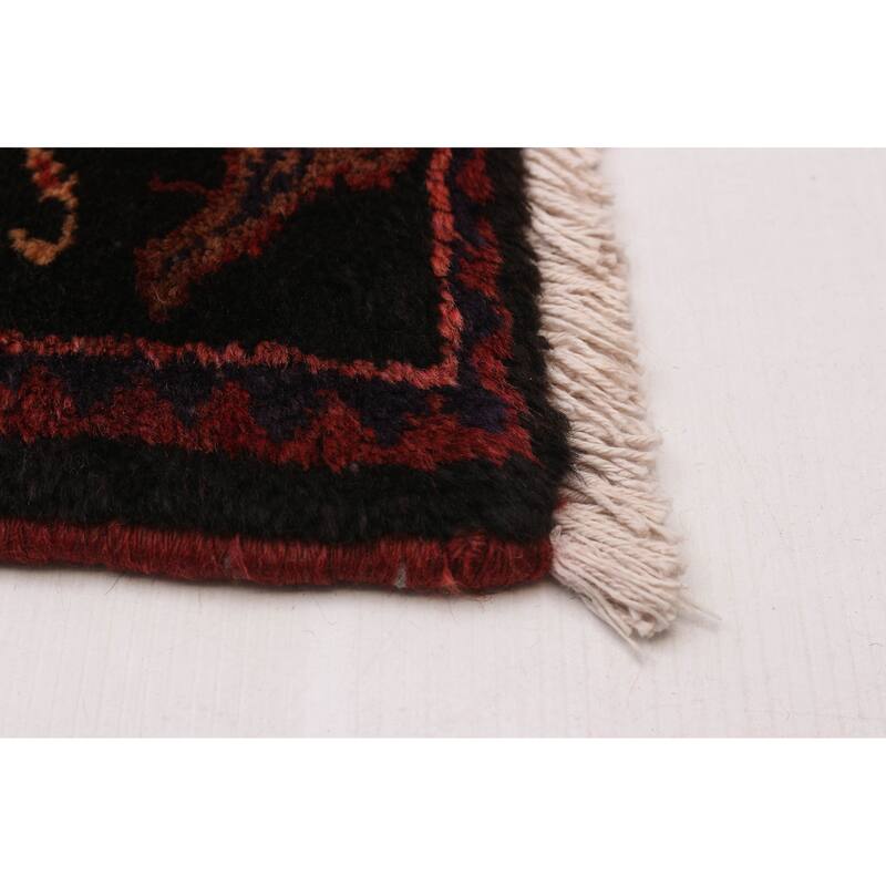 ECARPETGALLERY Hand-knotted Andelz Red Wool Rug - 3'7 x 9'10