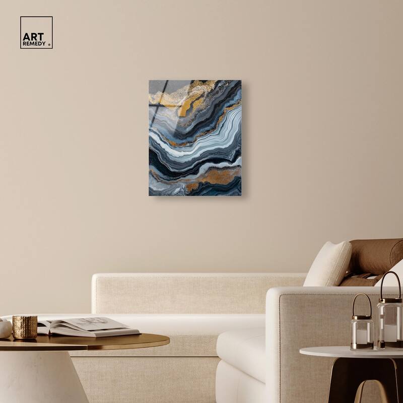 Acrylic Flow II Acrylic by Art Remedy, Ready to Hang