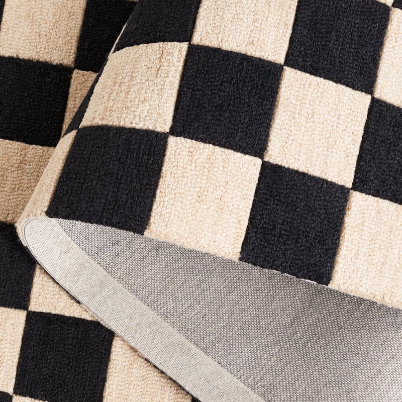 SAFAVIEH Handmade Martha Stewart Collection Berthild Checkered Wool Rug