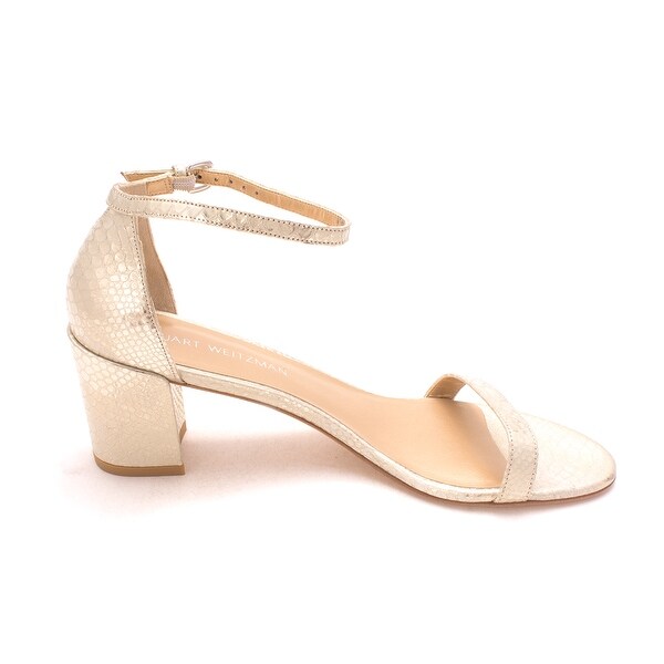 Stuart Weitzman Womens Simple Heeled Sandal