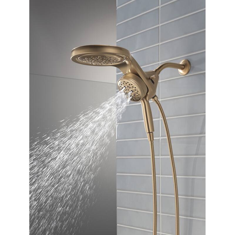 Delta 56000-25 HydroRain 2.5 GPM Multi Function 2-in1 Rain Shower Head