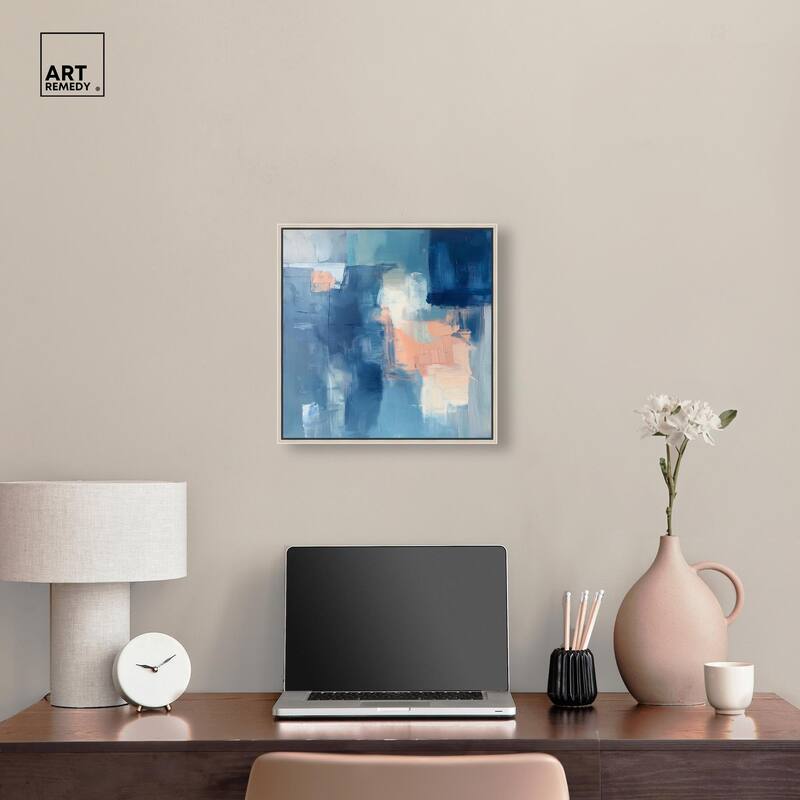 Whispering Blue II Canvas by Art Remedy