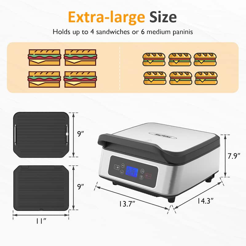 1300W Smokeless Indoor Grill