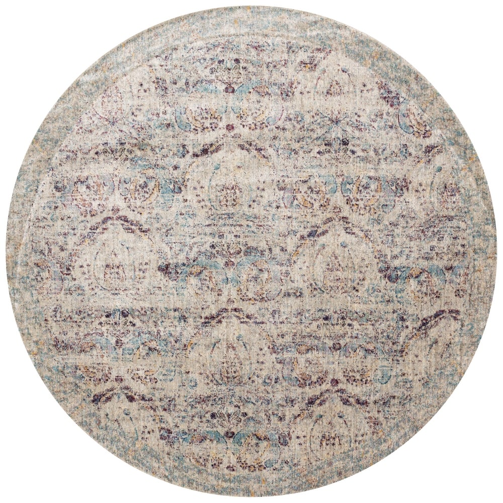 Alexander Home Contessa Traditional Damask Distressed Rug