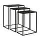 preview thumbnail 1 of 0, Uttermost Coreene Three Piece Iron Nesting Table Set with Aluminum Plated Antiqued Bronze