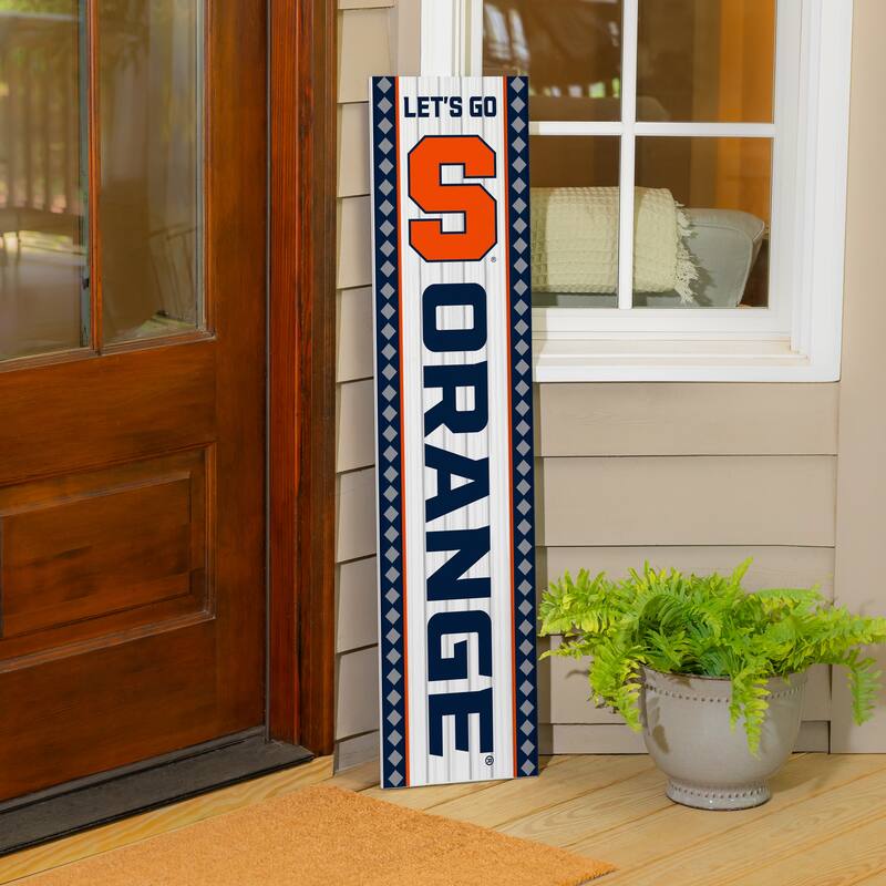47" Double Sided Seasonal Porch Leaner, Syracuse University - 47" x 11.25"
