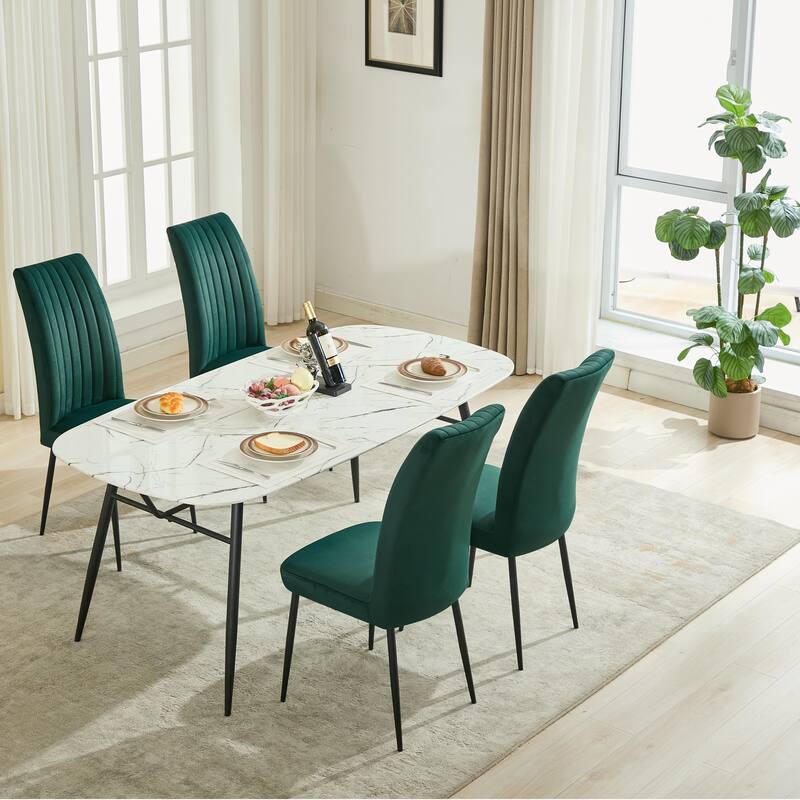 Dining Chair For Bedroom, Dining Room ,Design Is Simple, The Cushion Is Comfortable