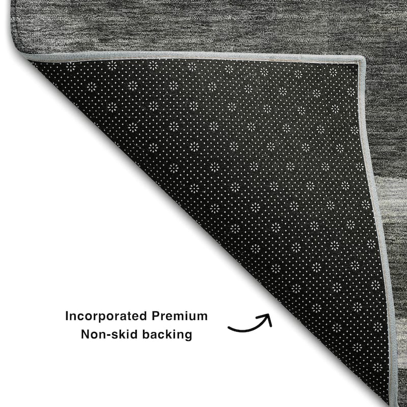 Premium Washable Super Soft Blocky Contemporary Mayfield Rug