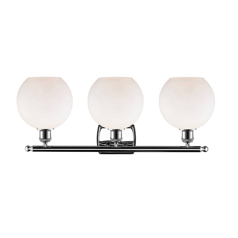 Innovations Lighting Athens 3 Light 26" Bath Vanity Light - 8" Shade