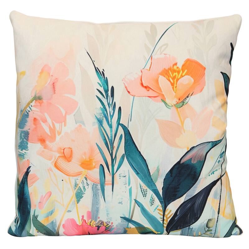 StyleCraft Tamara Day for StyleCraft Wild Petal Reverie Pillow - Multicolor - 24" x 24"