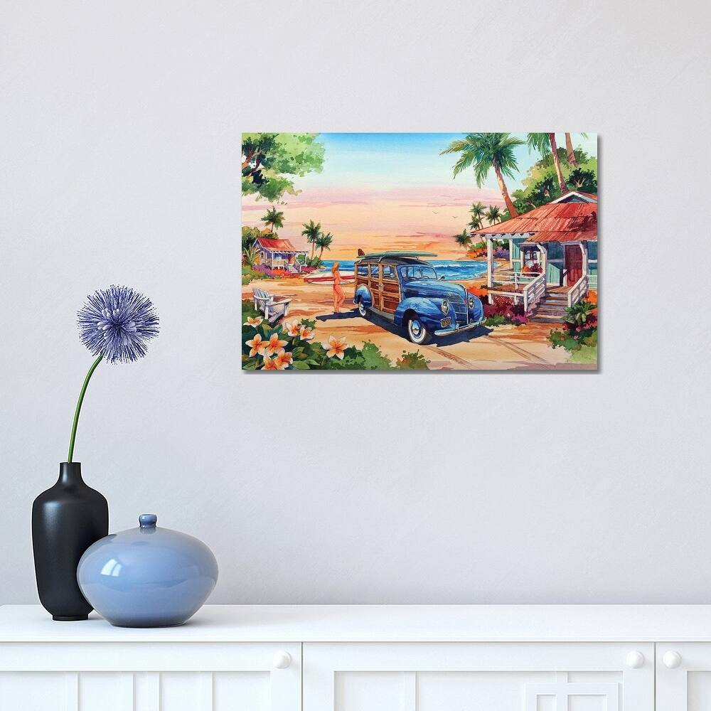 iCanvas "Wahine Wood" by Bill Drysdale Canvas Print