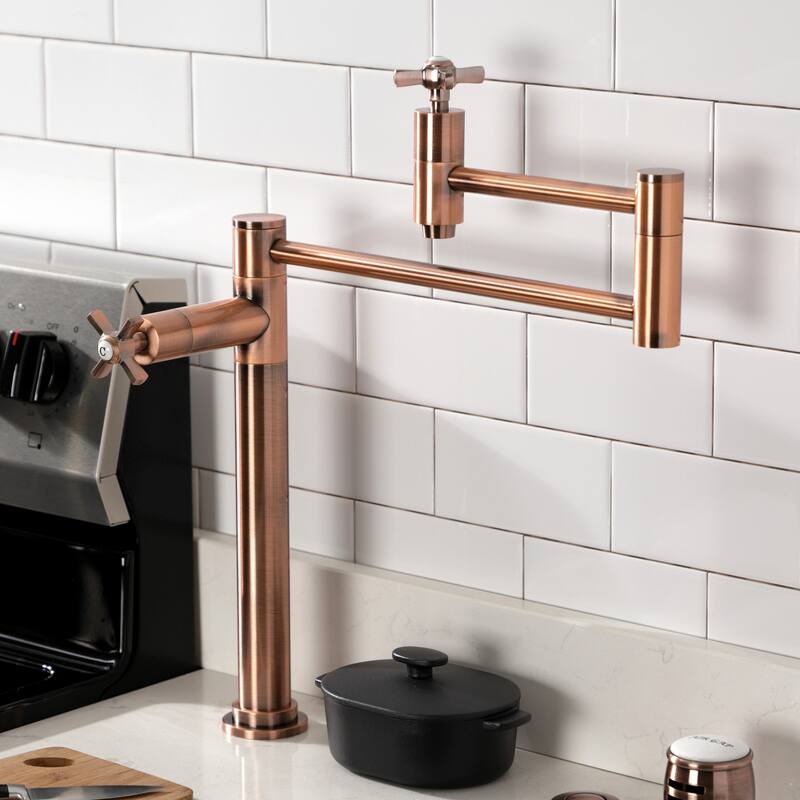 Millennium Two-Handle 1-Hole Deck Mount Pot Filler Faucet