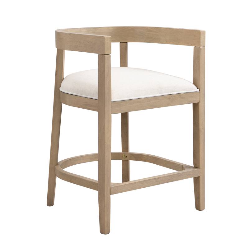 Timel Rubberwood Counter Stool (Set of 2) by Christopher Knight Home